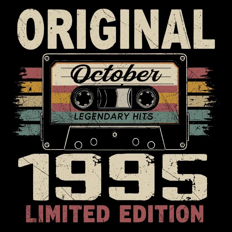 Born in October 1995 | Vintage Gift October 1995