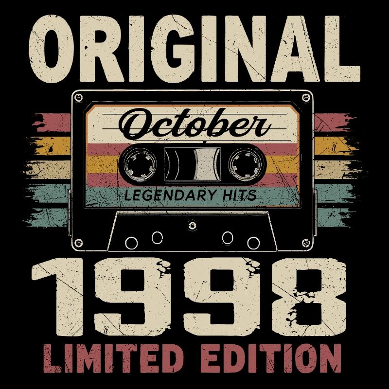 Born in October 1998 | Vintage Gift October 1998
