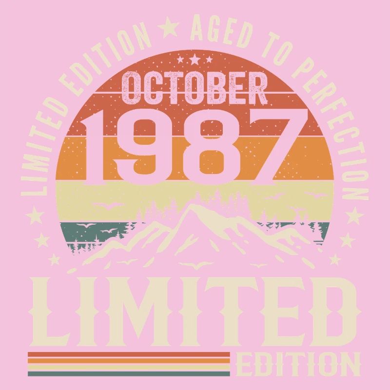 Né en octobre 1987 - cadeau millésime Octobre 1987
