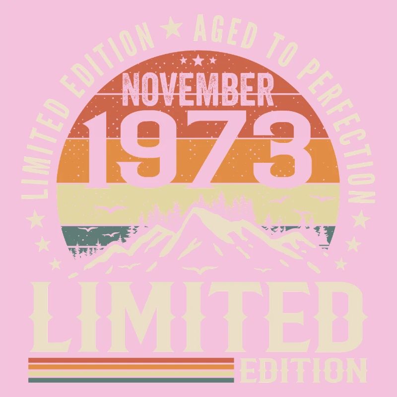 November 1973 Unique Retro Birthday