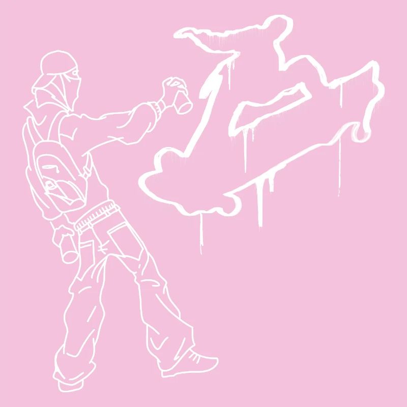 Skater Graffiti Skateboard
