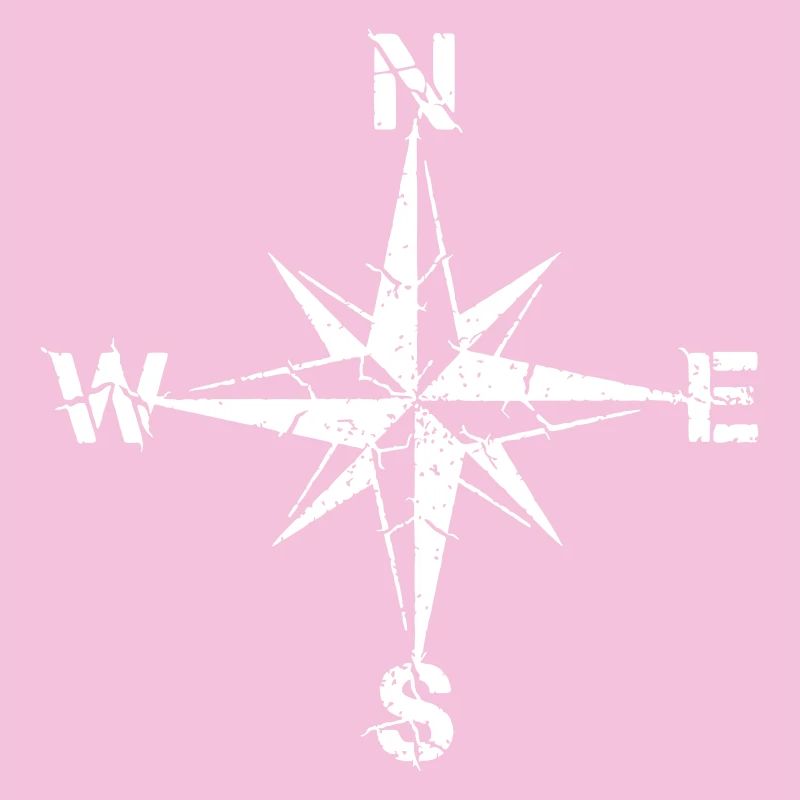 Compass Wind Rose Grunge Vintage Vector