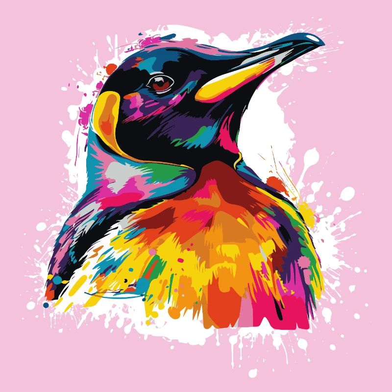Illustrations colorées de tête de toucan