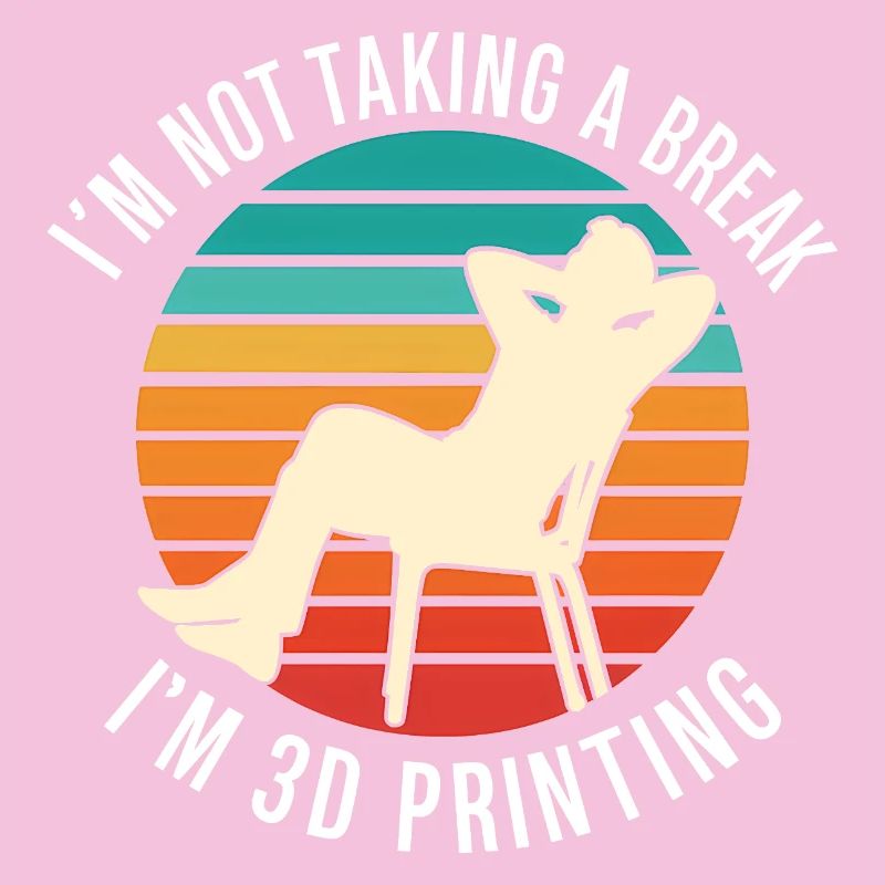 I'm Not Taking a Break I'm 3D Printing Funny