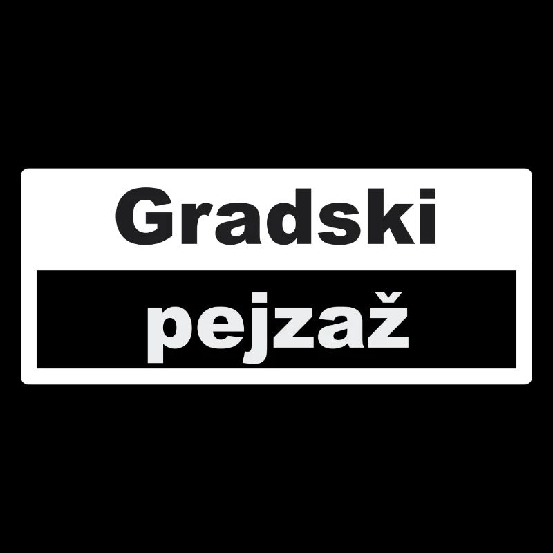 Cityscape Typography Croatia