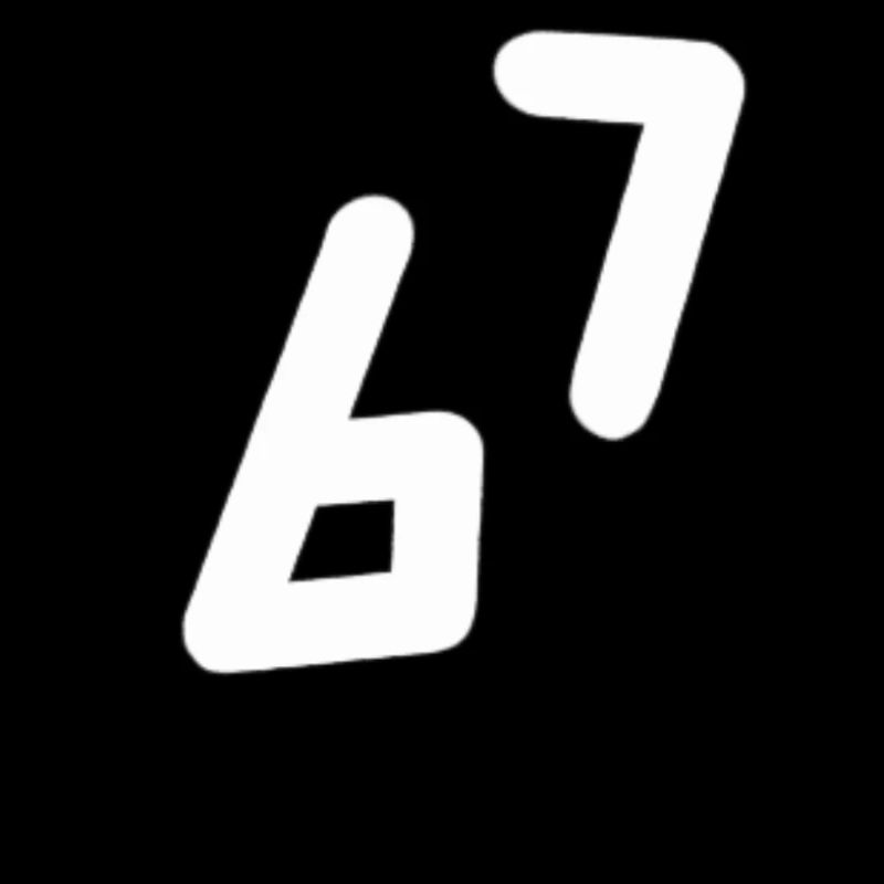 Logo 67 Typographie Blanc