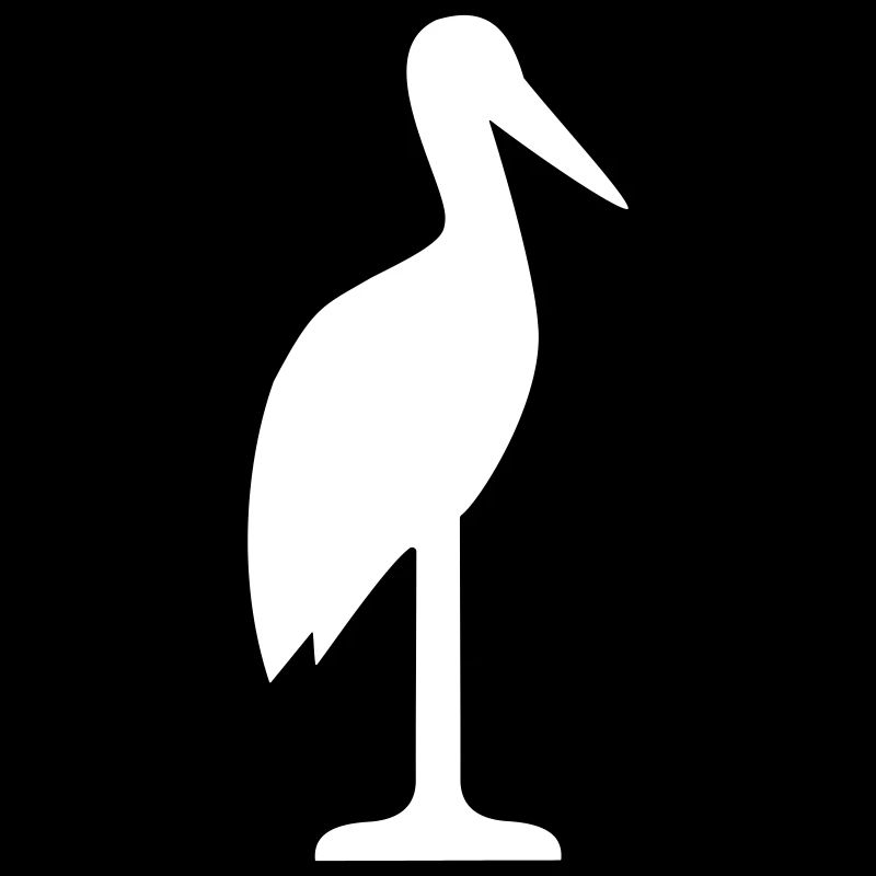 Storch Klapperstorch Adebar Geschenk Baby