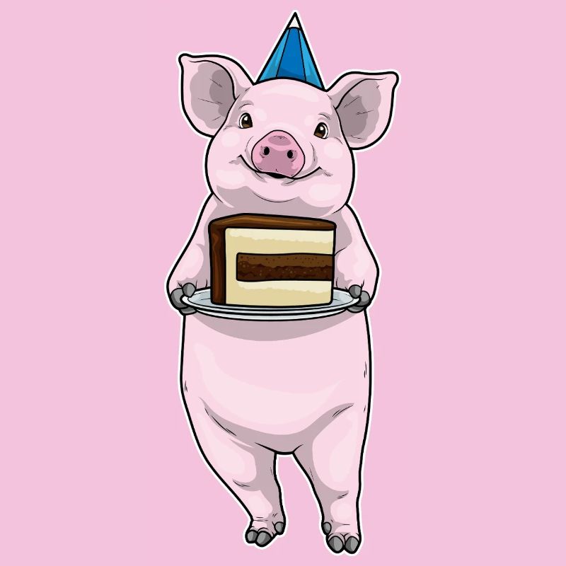 Gâteau d’anniversaire de cochon