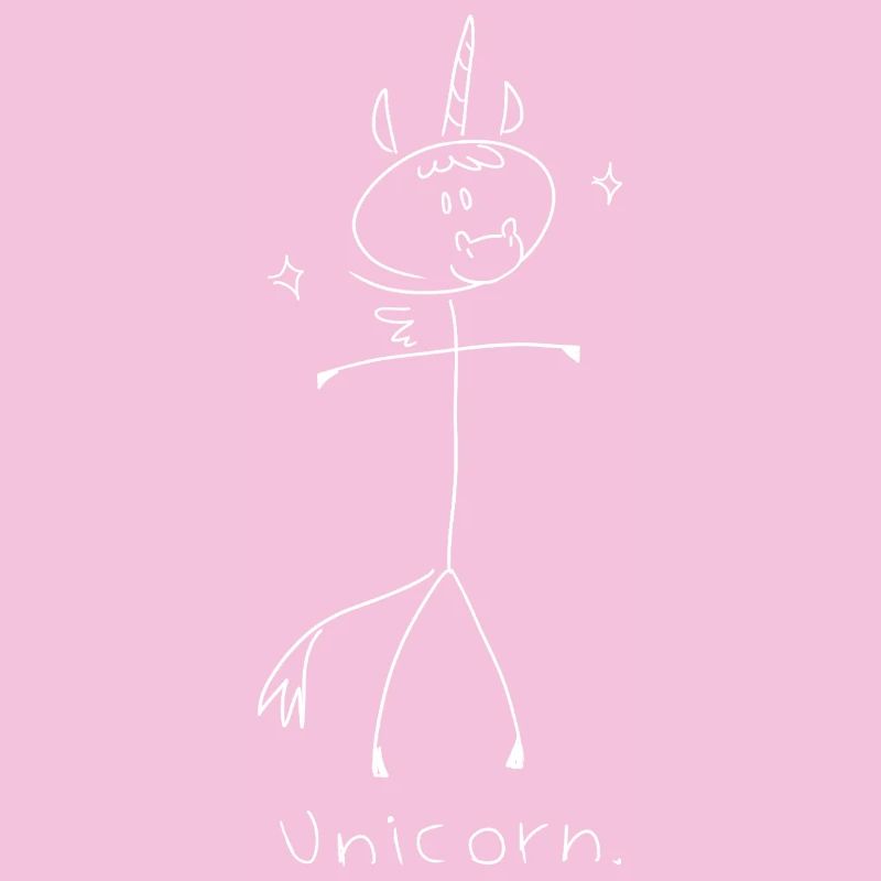 Licorne. (lignes blanches) (par Leni Riosa)