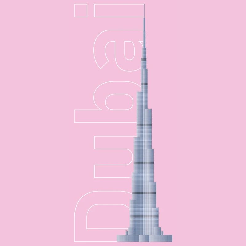 Silhouette de Dubaï – Burj Khalifa