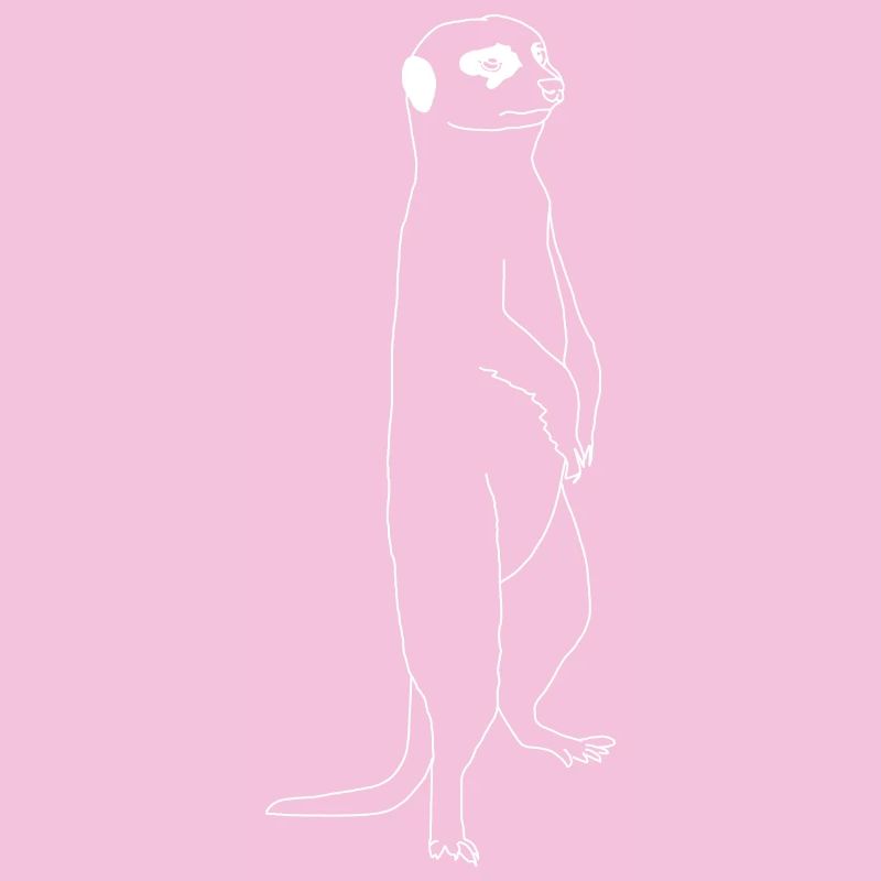 Lineart suricate