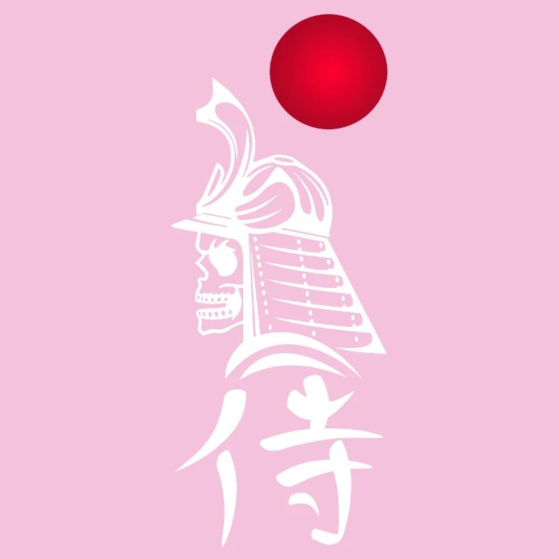 Weißer Samurai und Rote Sonne