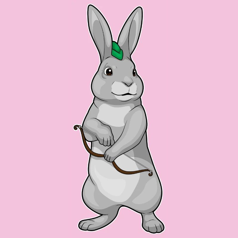 Hase Bogenschütze Bogen