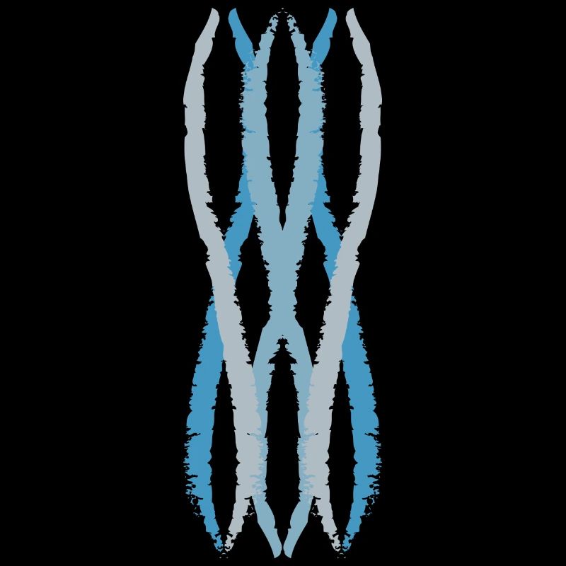 wave Art | blue-grey