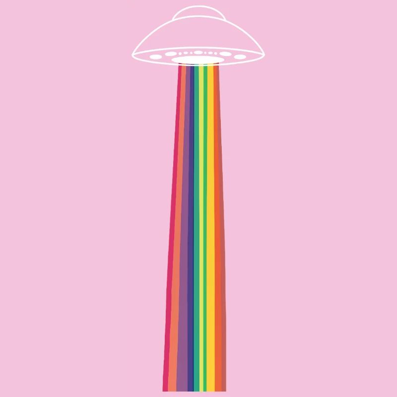 Rainbow ufo