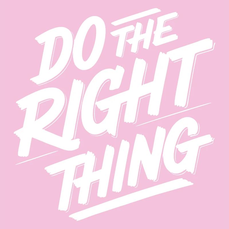 Do the right thing 1 (dark)