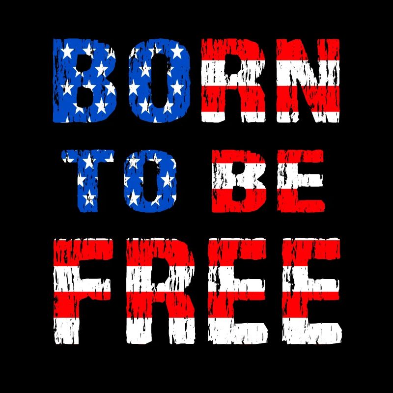 Drapeau Born To Be Free des États-Unis