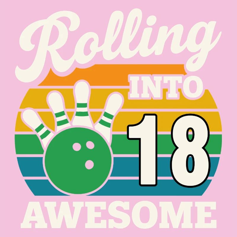 Retro Bowling 18th Birthday Celebration