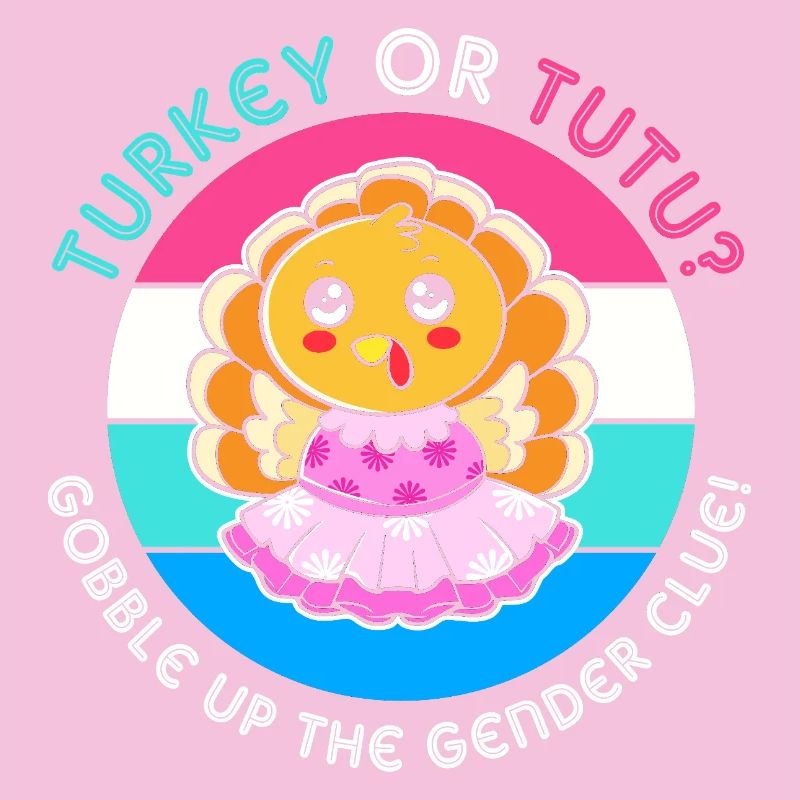 Thanksgiving Gender Reveal Werdende Mutter