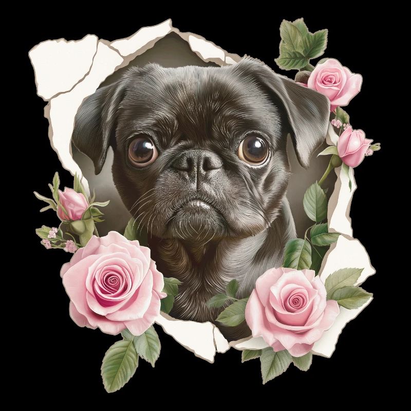 Fleurs de carlin vintage