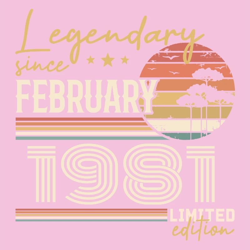 Février 1981 anniversaire 1981 légendes Février