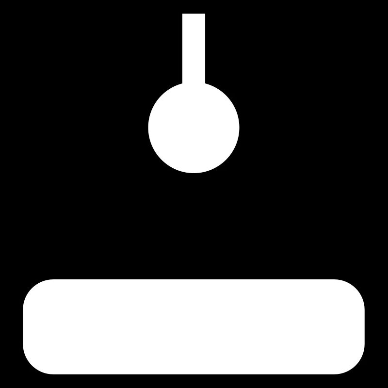Joystick d’arcade blanc