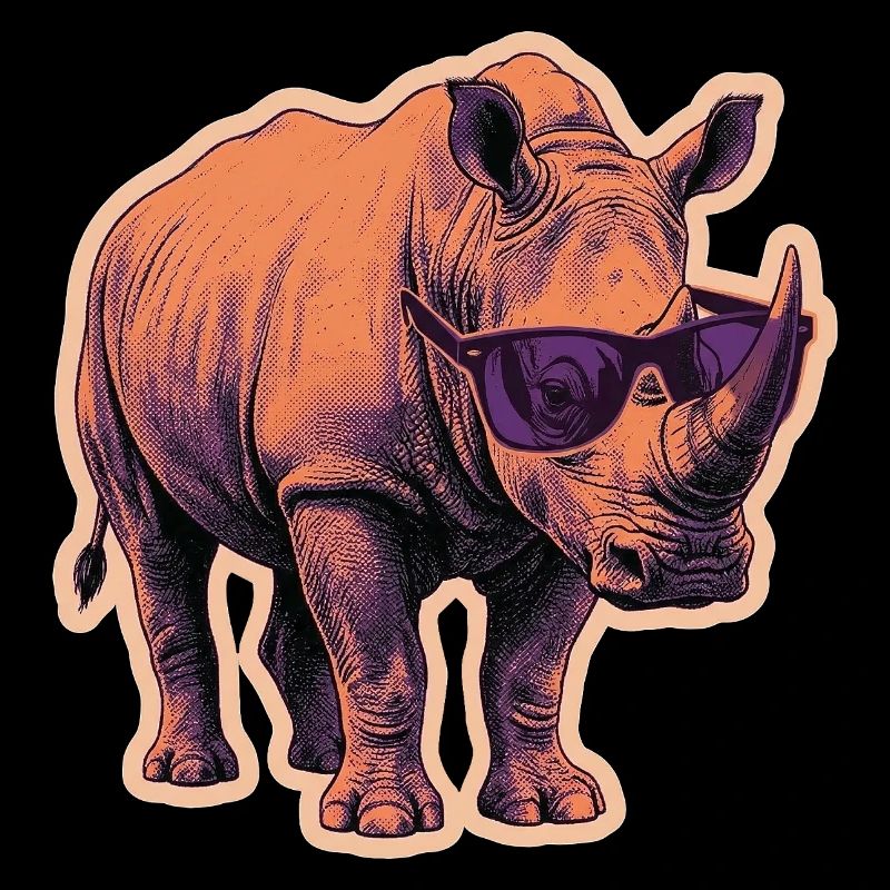Rhinoceros Rhinoceros Sunglasses Risography