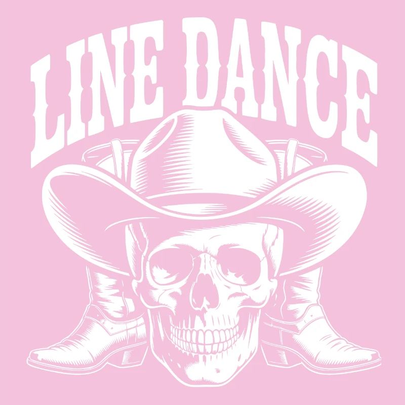 Line Dance Skull Western