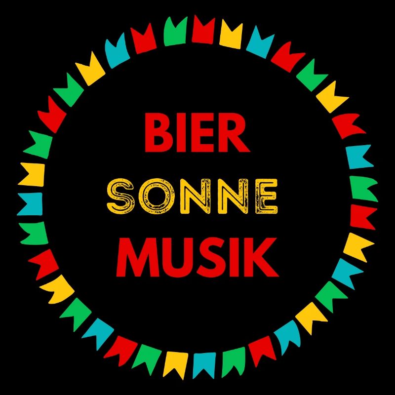 Bier Sonne Musik - Sommerparty Design