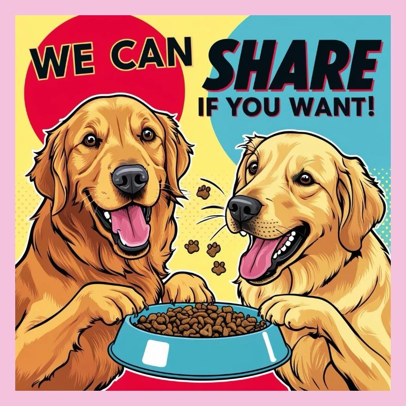 Comic Dogs - We Can Share If You Want
