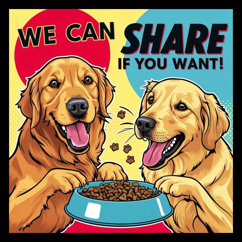 Comic Dogs - We Can Share If You Want