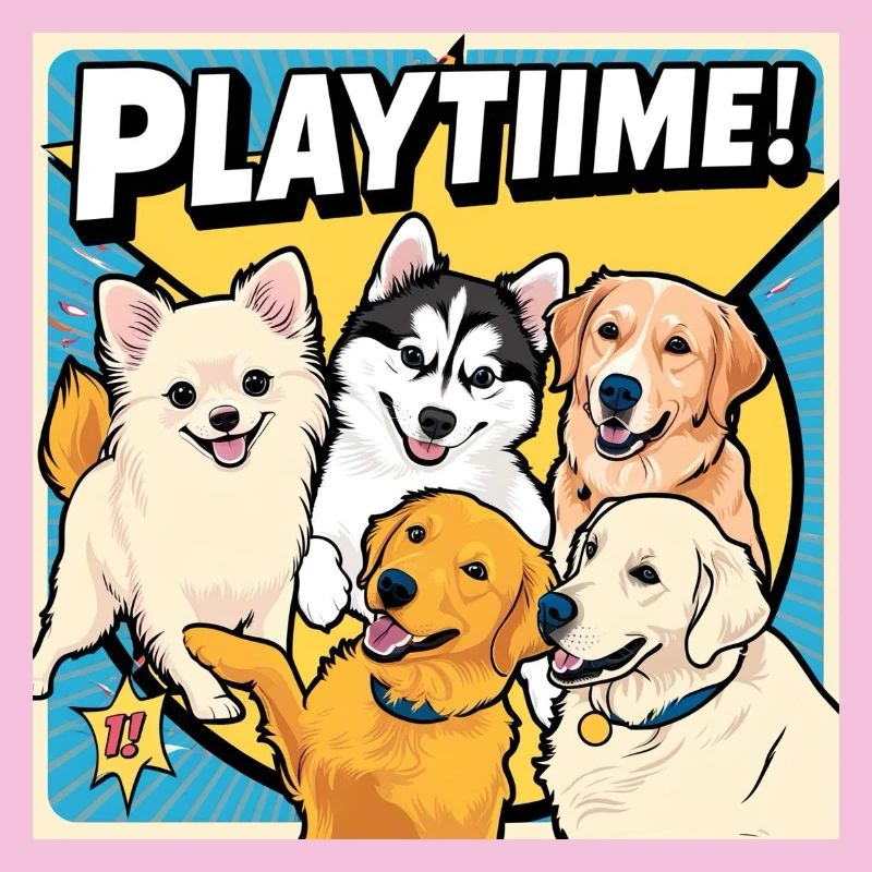 Chiens de bande dessinée - Temps de jeu