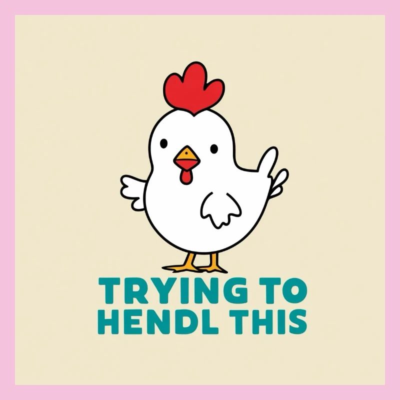 Huhn "Trying to hendl this"