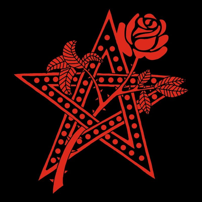 Die rote Rose und der Stern