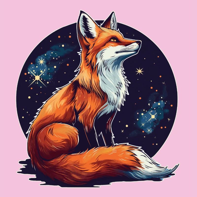 Fuchs mit Sternen