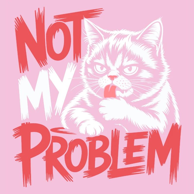 Not My Problem Cat