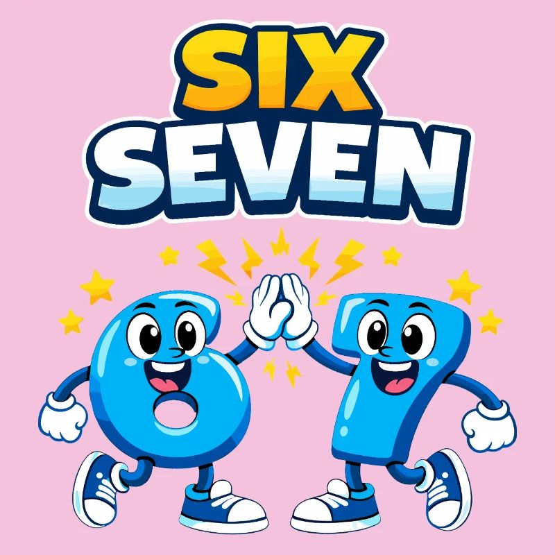Number 67 Six Seven - 6 7 Memes
