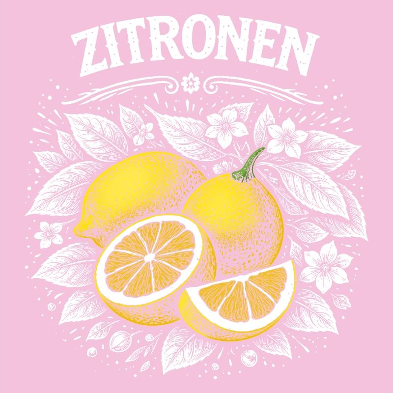 Lemon Power – Retro Fruit Illustration