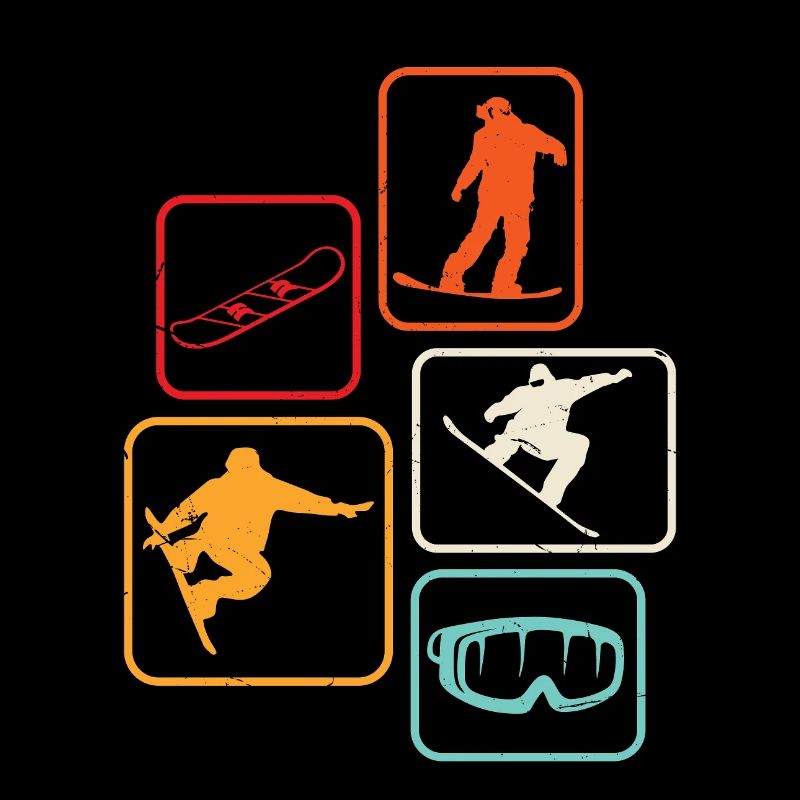 Snowboard retro Snowboarding Skiing