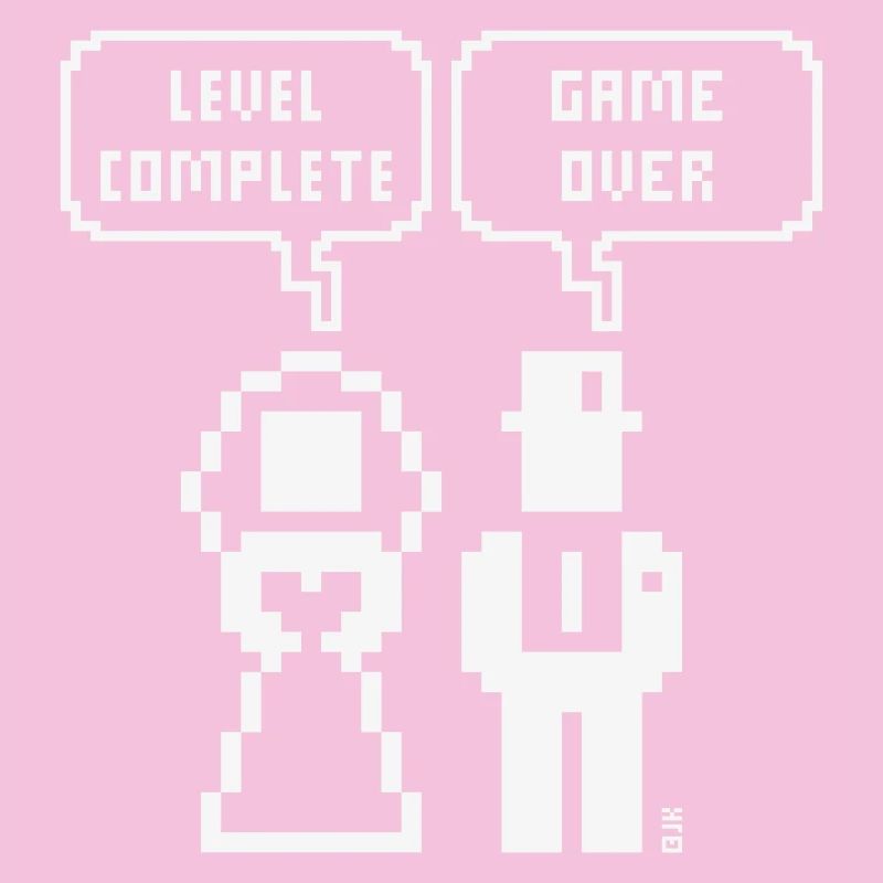 Niveau terminé – Game Over (JGA / Pixel / Grass W)