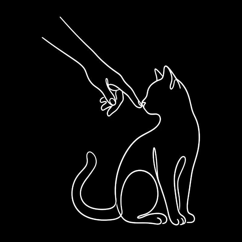 Katzenpapa Katzenliebhaber Katzen Faust Team