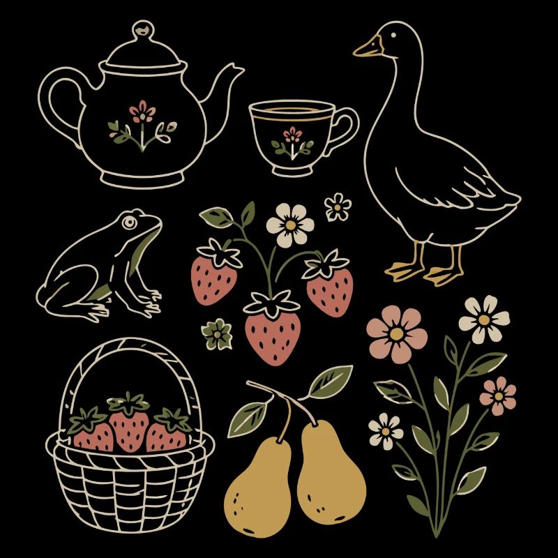 Douceur Champêtre: Nature and Vintage Tea