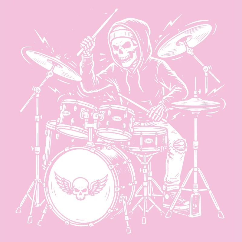 Squelette du batteur sinistre