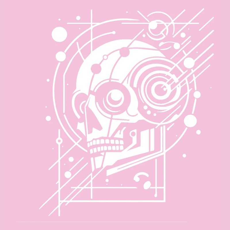 Cybernetic Skull Geometry