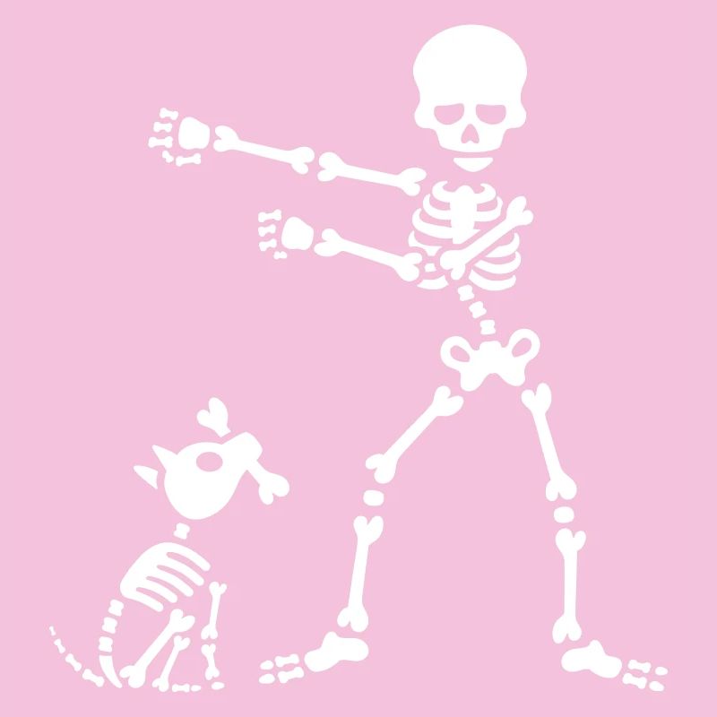 Flossing floss like a boss skeleton dog dance