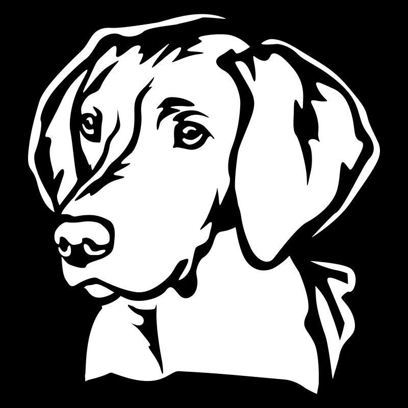 Magyar Vizsla Head "Black Edition"