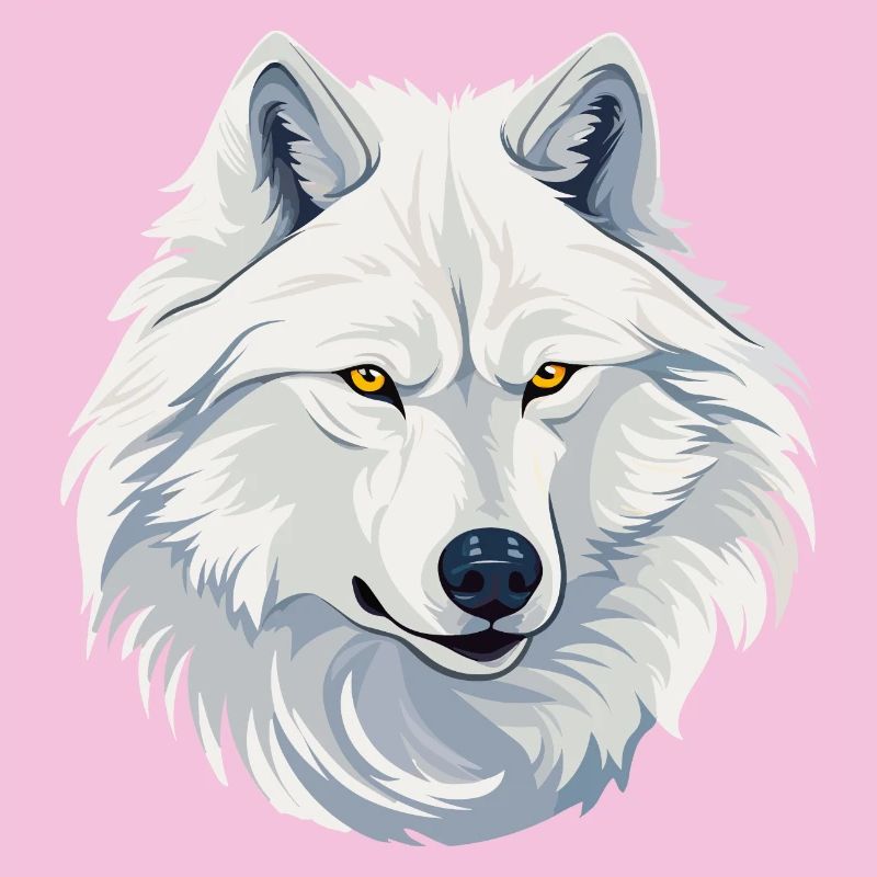 Weißer Wolf