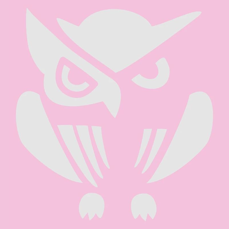 Fabuleuse illustration de hibou sur impression