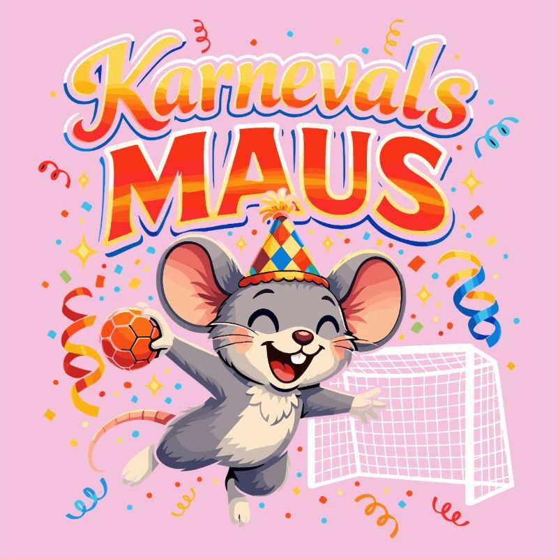 Carnaval Souris Handball Cadeau Funny Carnaval