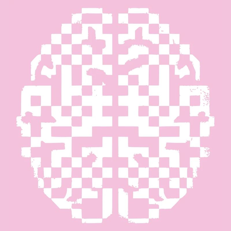 Brain Pixel Art Anatomy